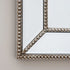 Elsa Large Silver Beaded Wall Mirror